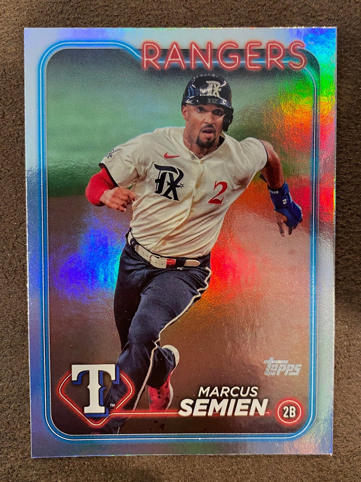 Marcus Semien - 2024 Topps Series 2 - Rainbow Foil - Rangers