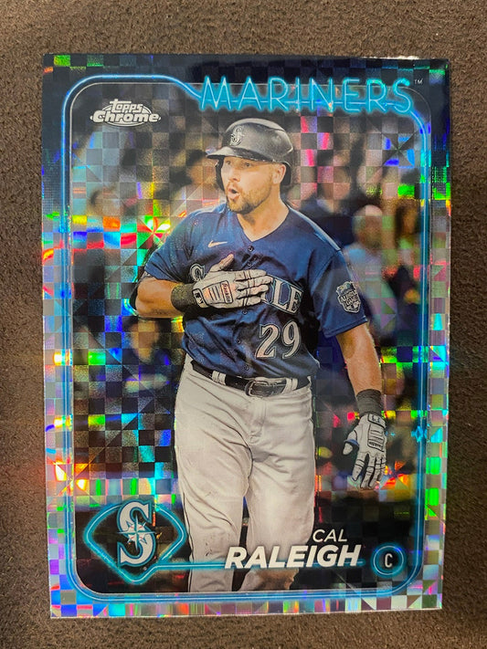 Cal Raleigh - 2024 Topps Chrome - XFractors - Mariners