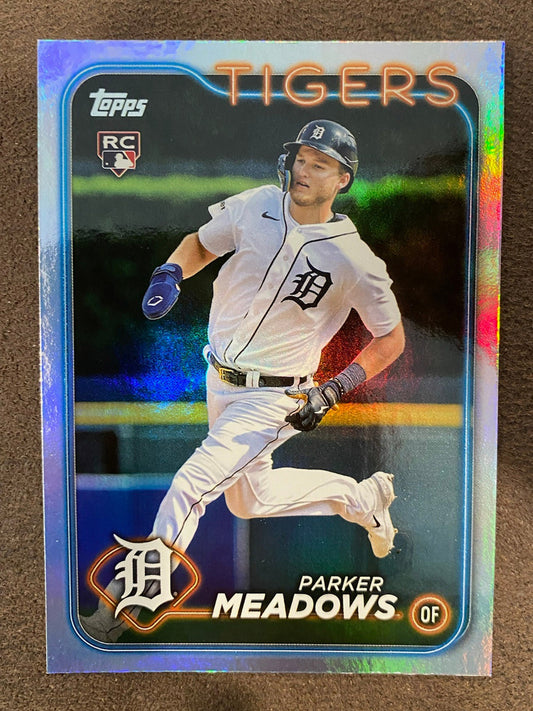 Parker Meadows - 2024 Topps Series 2 - Rainbow Foil - Tigers