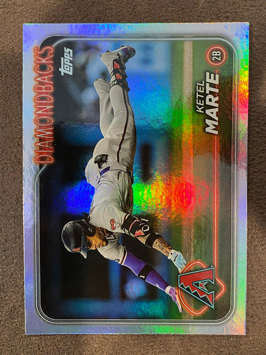 Ketel Marte - 2024 Topps Series 2 - Rainbow Foil - Diamondbacks