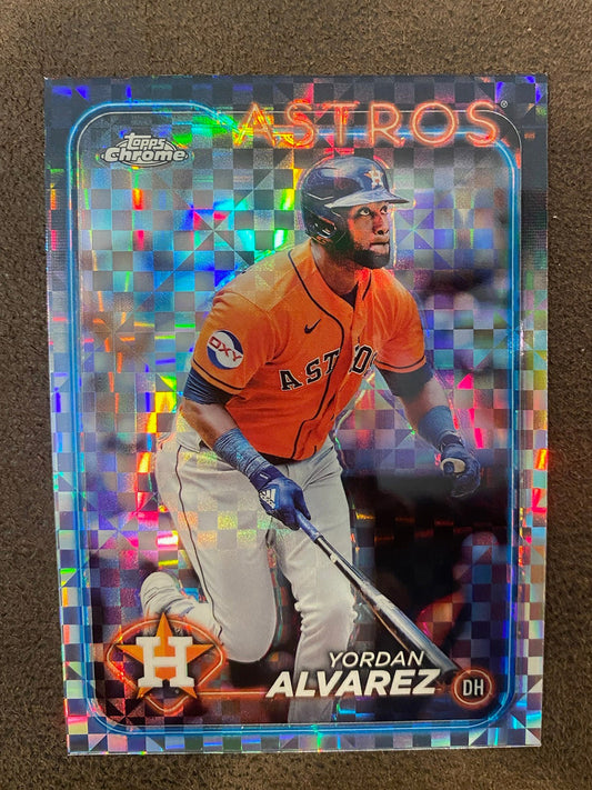 Yordan Alvarez - 2024 Topps Chrome - XFractors - Astros