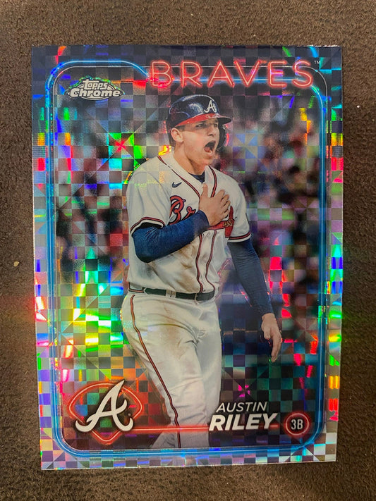 Austin Riley - 2024 Topps Chrome - XFractors - Braves