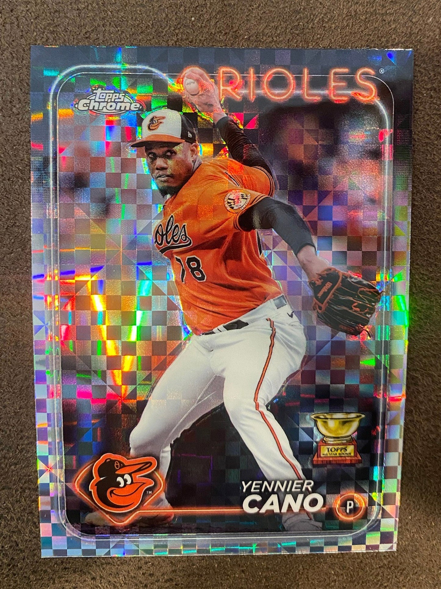 Yennier Cano - 2024 Topps Chrome - XFractors - Orioles