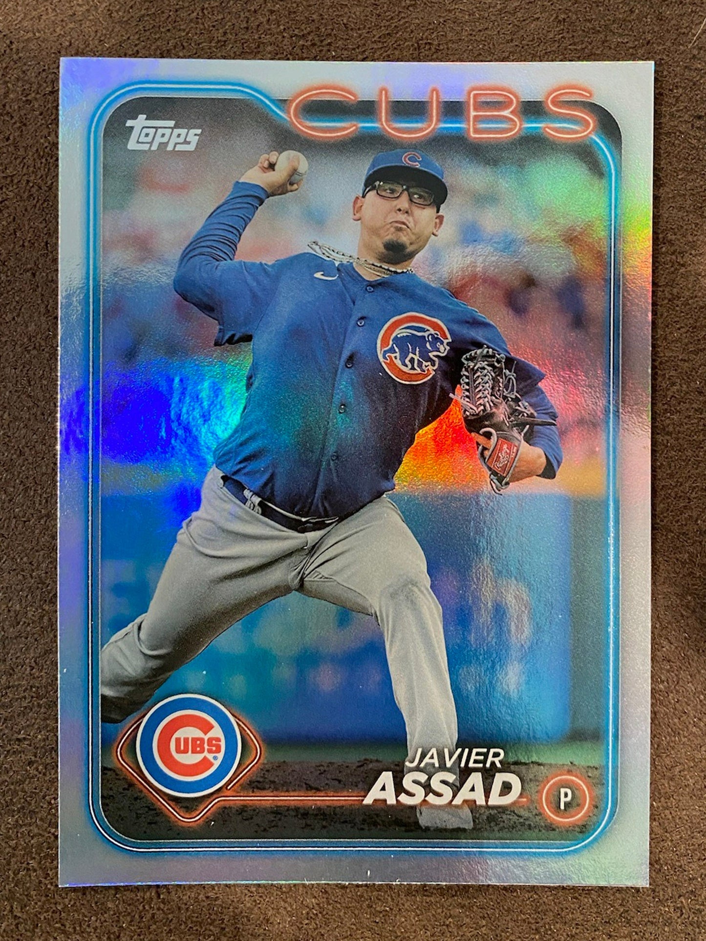 Javier Assad - 2024 Topps Series 2 - Rainbow Foil - Cubs