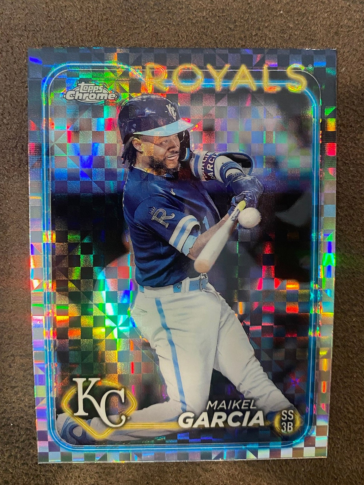 Maikel Garcia - 2024 Topps Chrome - XFractors - Royals