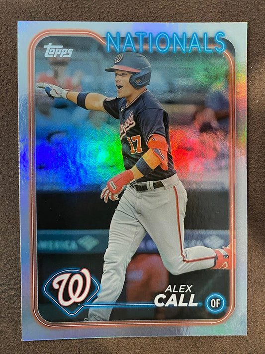 Alex Call - 2024 Topps Series 2 - Rainbow Foil - Nationals