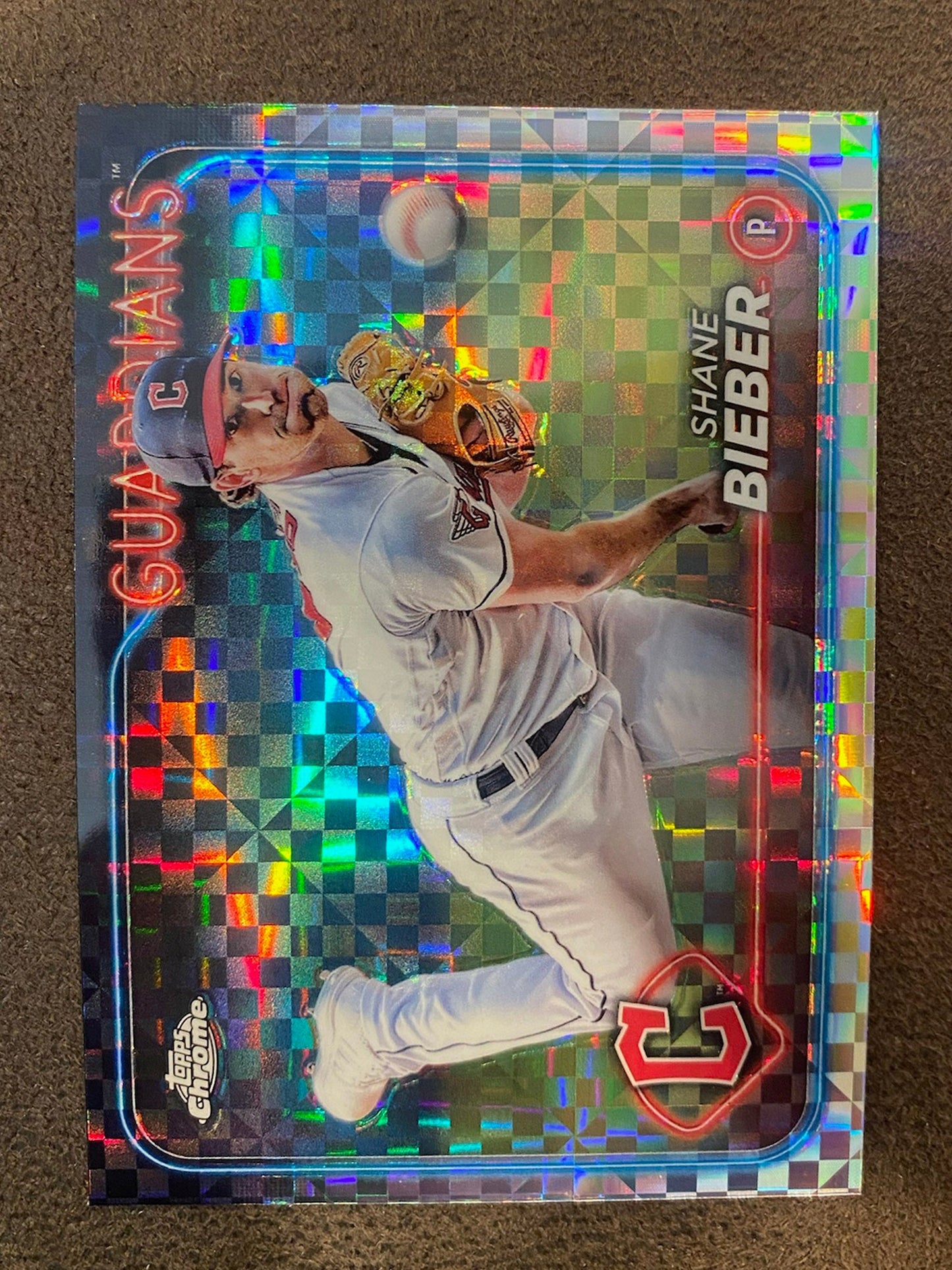 Shane Bieber - 2024 Topps Chrome - XFractors - Guardians