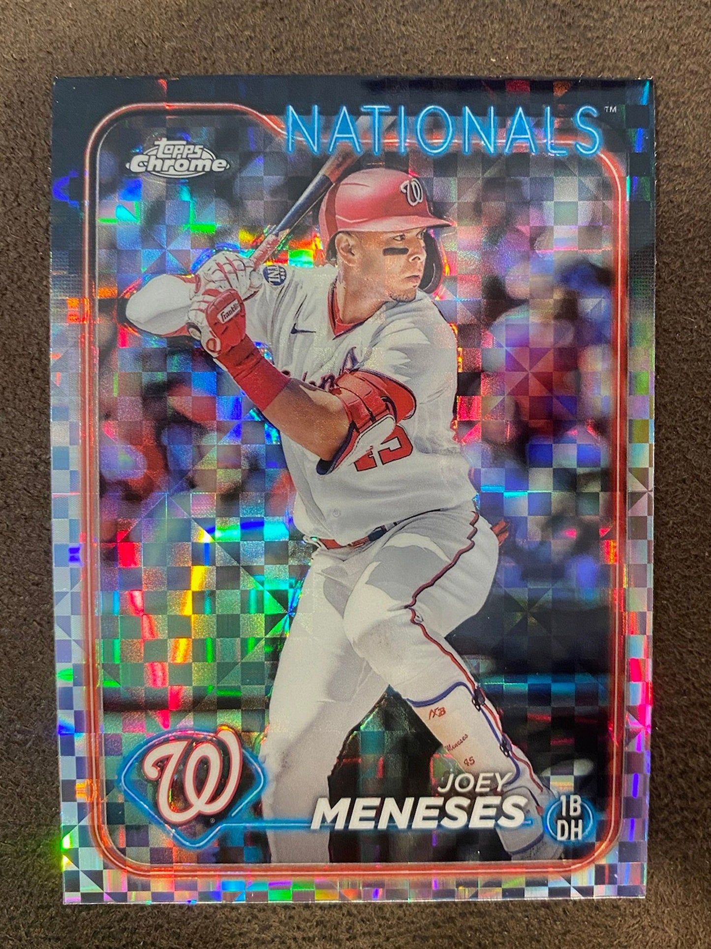 Joey Meneses - 2024 Topps Chrome - XFractors - Nationals