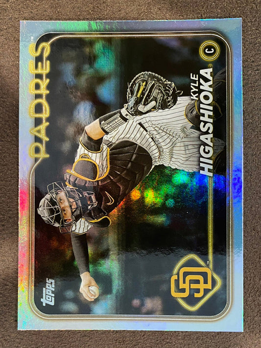 Kyle Higashioka - 2024 Topps Series 2 - Rainbow Foil - Padres