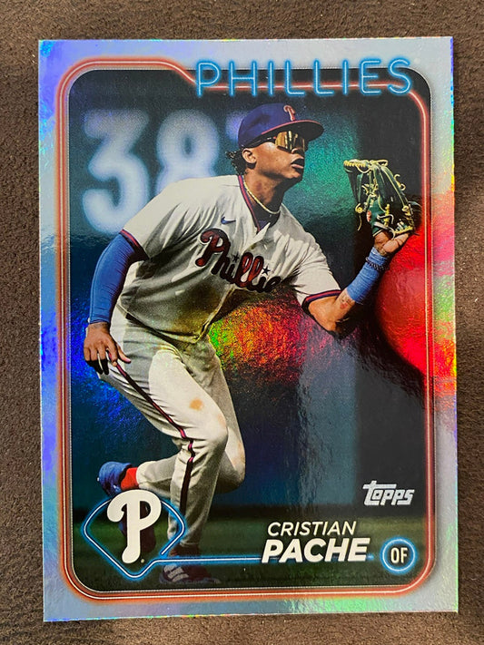 Cristian Pache - 2024 Topps Series 2 - Rainbow Foil - Phillies