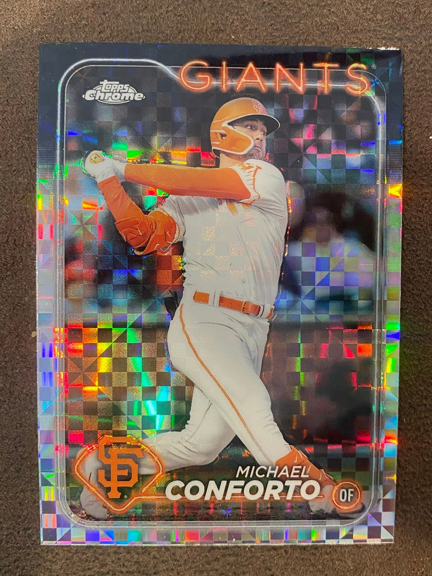 Michael Conforto - 2024 Topps Chrome - XFractors - Giants