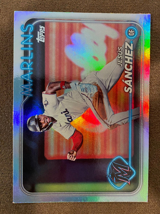 Jesus Sanchez - 2024 Topps Series 2 - Rainbow Foil - Marlins