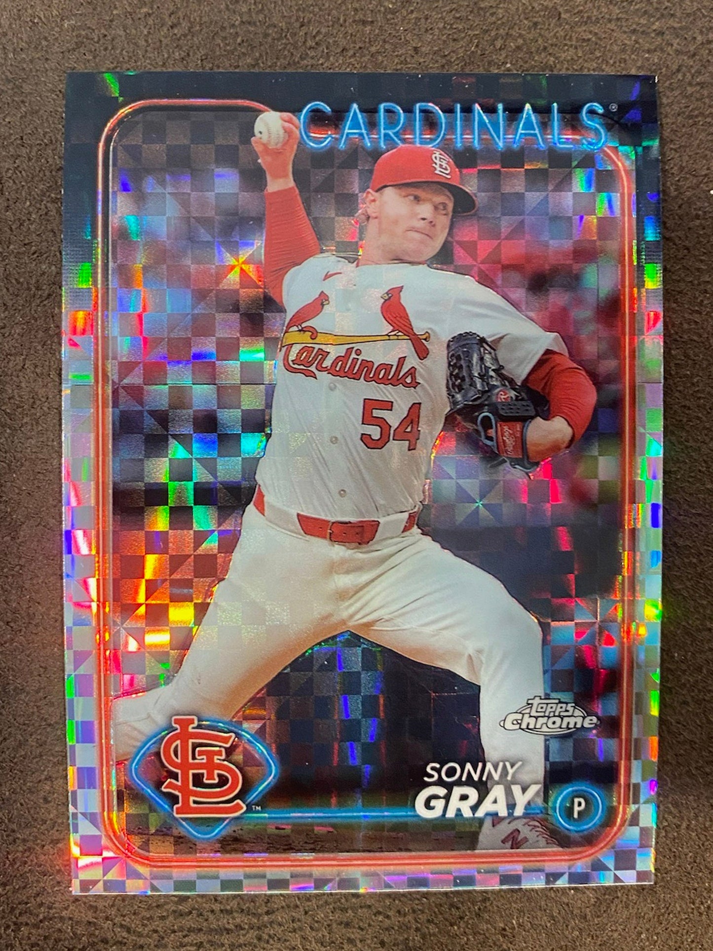 Sonny Gray - 2024 Topps Chrome - XFractors - Cardinals