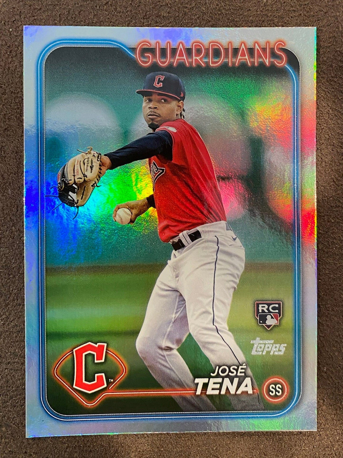 Jose Tena - 2024 Topps Series 2 - Rainbow Foil - Guardians