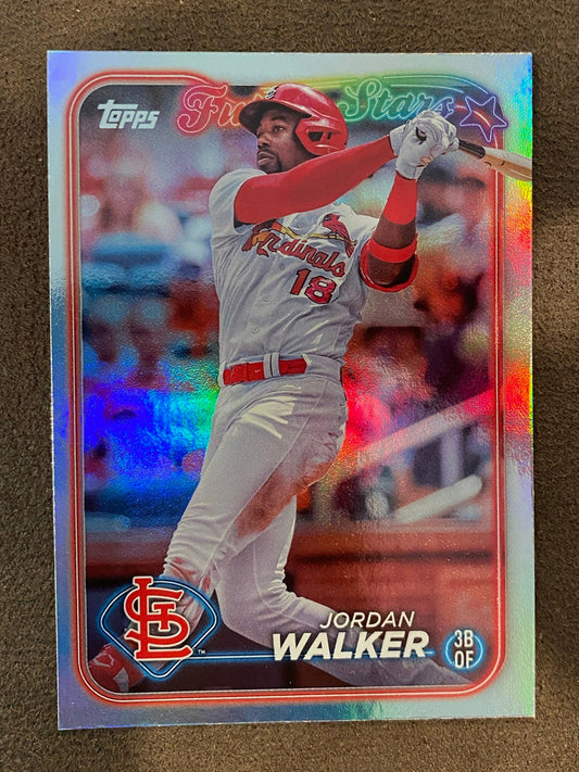 Jordan Walker - 2024 Topps Series 2 - Rainbow Foil - Cardinals