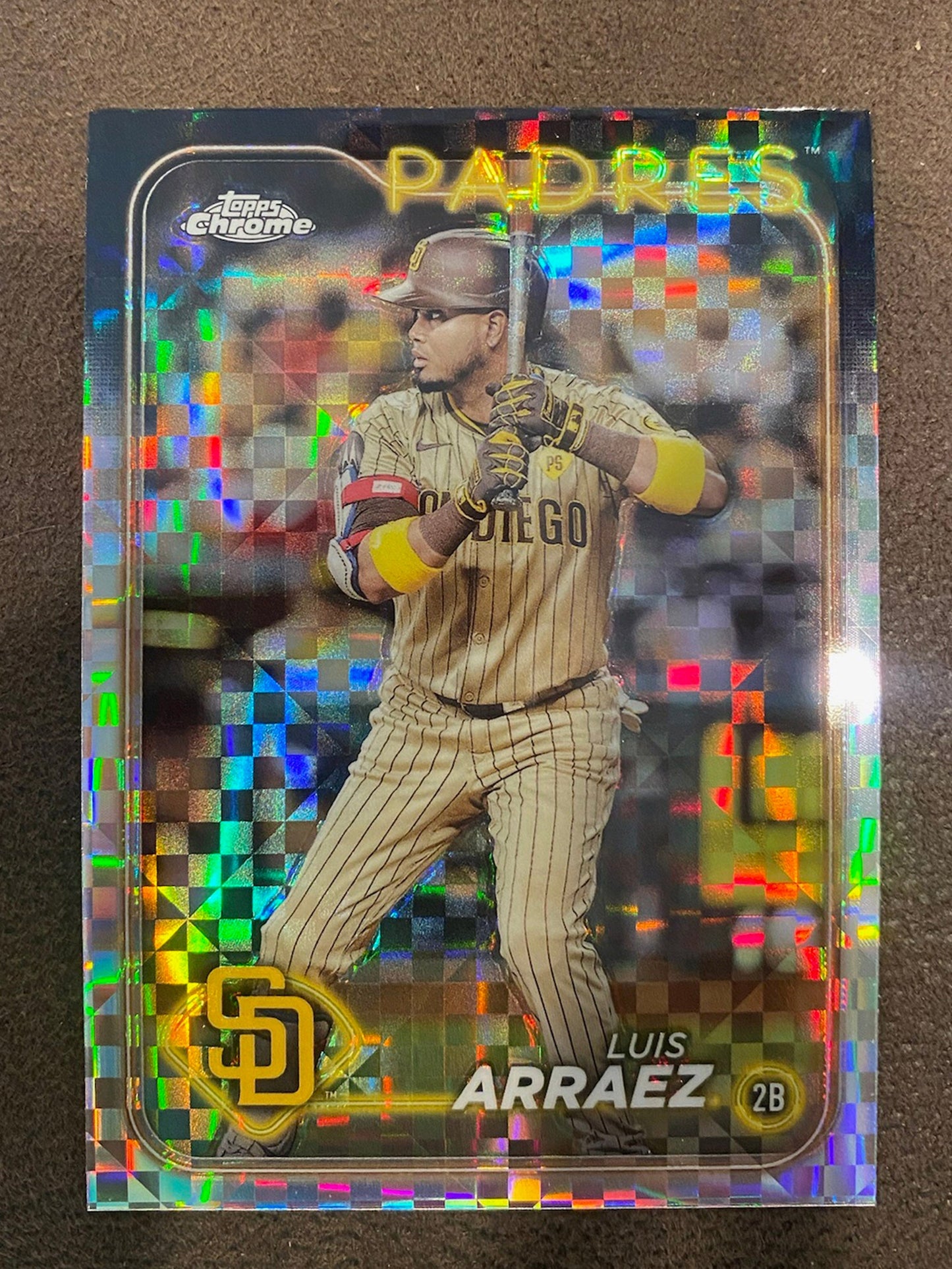 Luis Arraez - 2024 Topps Chrome - XFractors - Padres