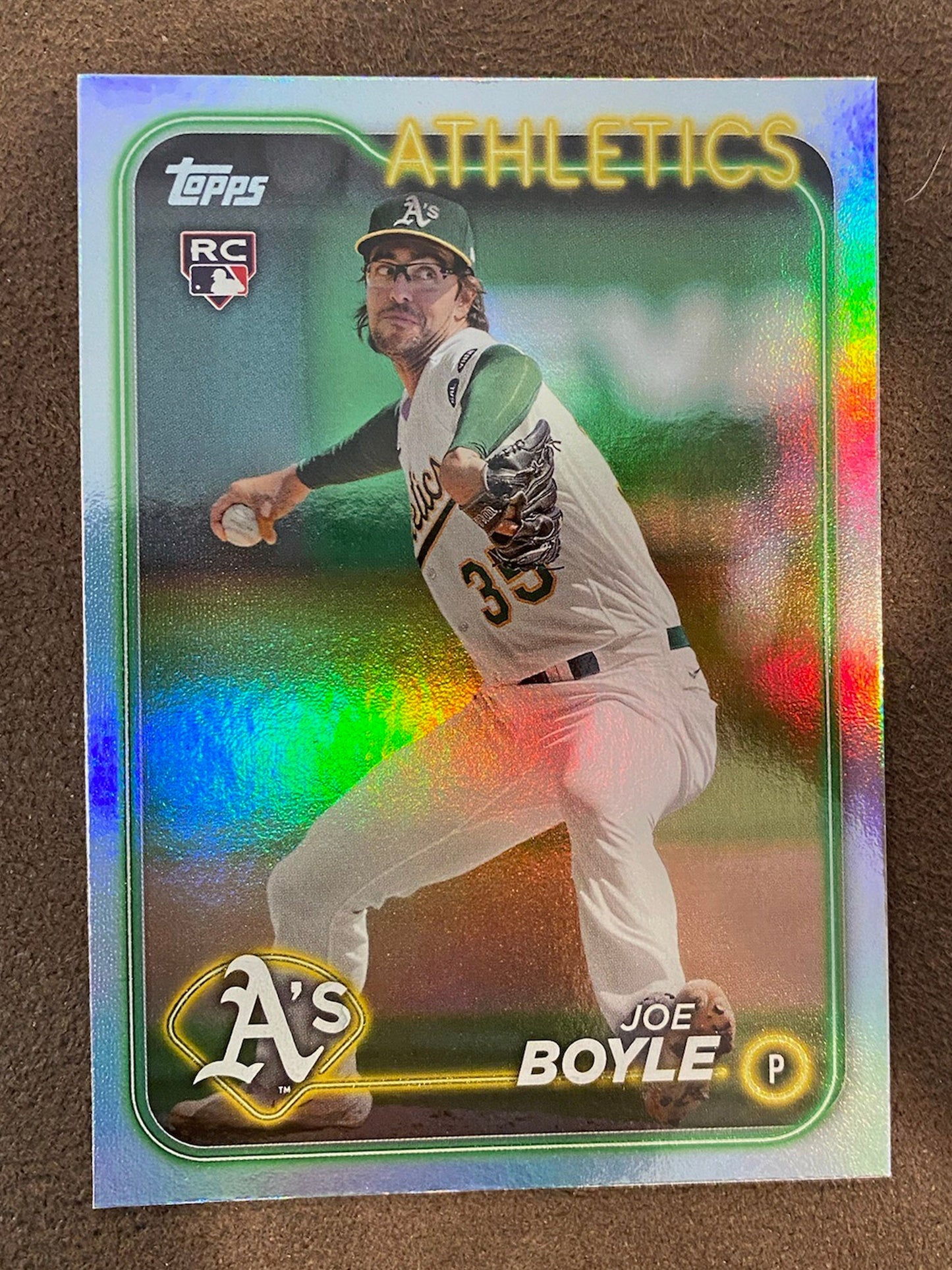 Joe Boyle - 2024 Topps Series 2 - Rainbow Foil - Athletics