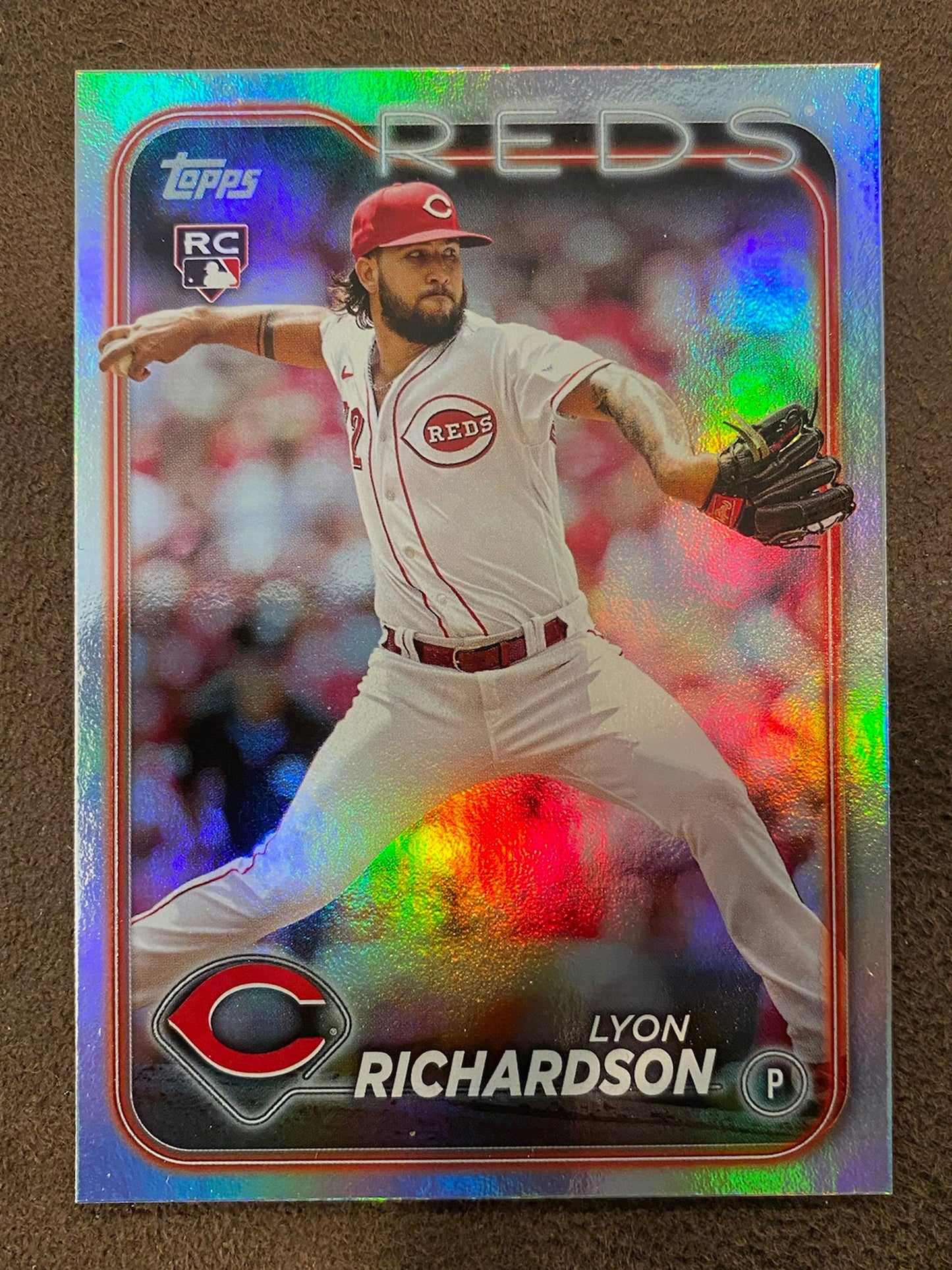 Lyon Richardson - 2024 Topps Series 2 - Rainbow Foil - Reds