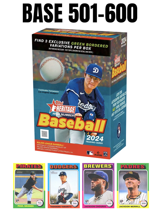 2024 Topps Heritage High Number Base #501-600
