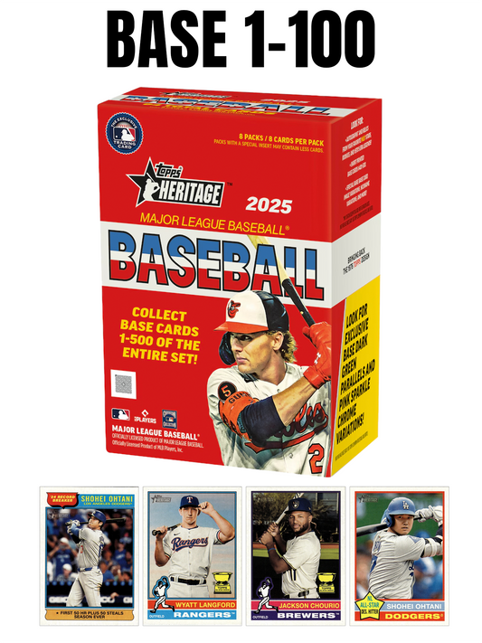 2025 Topps Heritage Base #1-100