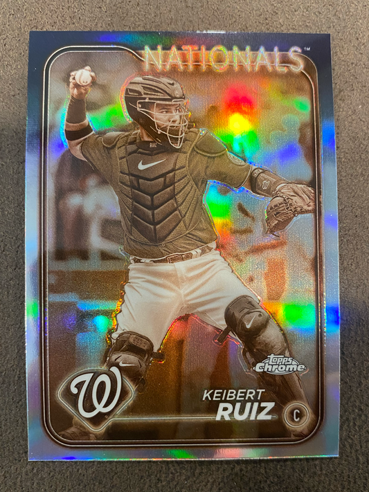 Keibert Ruiz - 2024 Topps Chrome - Sepia Refractor - Nationals