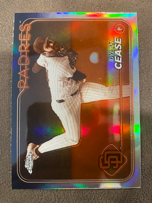 Dylan Cease - 2024 Topps Chrome - Sepia Refractor - Padres