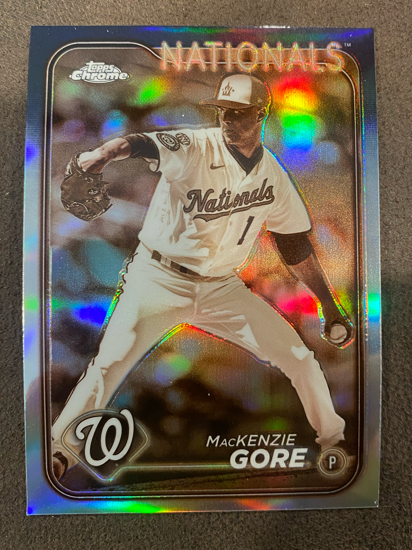 MacKenzie Gore - 2024 Topps Chrome - Sepia Refractor - Nationals