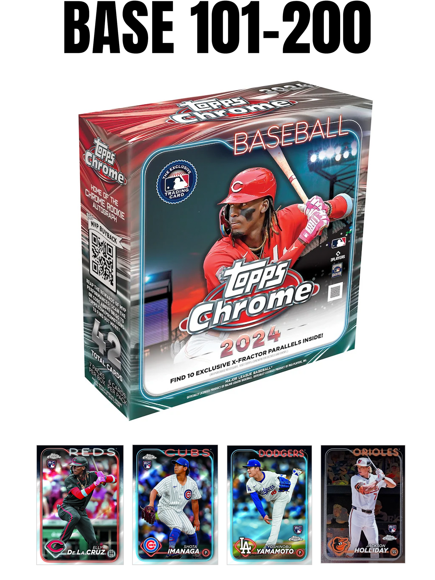 2024 Topps Chrome Base #101-200