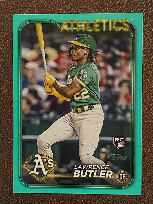 Lawrence Butler - 2024 Topps Series 2 - Aqua Parallel - Athletics