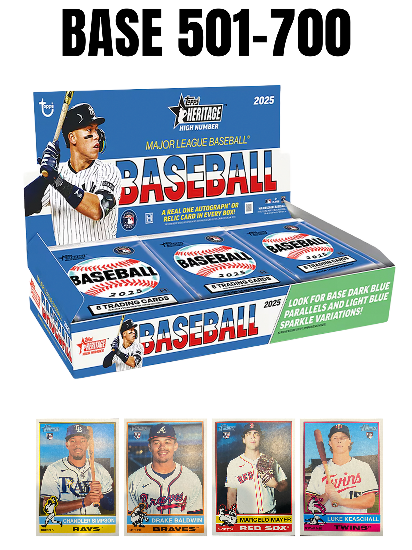 2025 Topps Heritage High Number Base #501-700