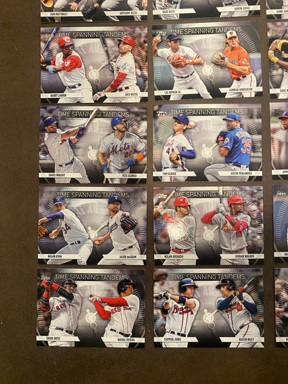 Time Spanning Tandems (30 Cards) - 2023 Topps Update - Complete Set