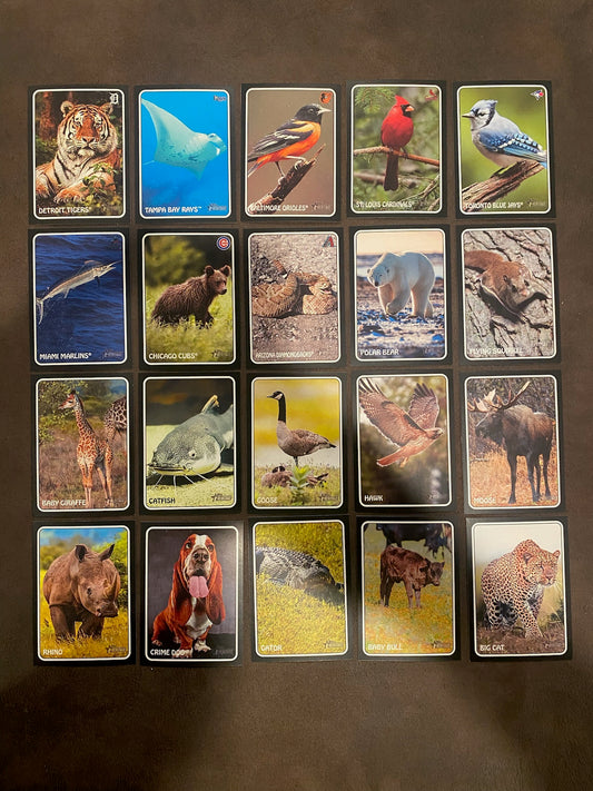 Zoo's Who (20 Cards) - 2024 Topps Heritage - Complete Set