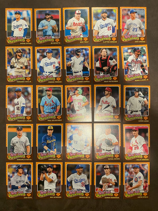 New Age Performers (25 Cards) - 2024 Topps Heritage - Complete Set