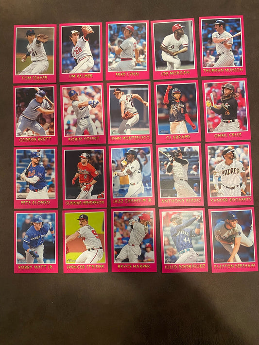 Baseball Sensations (20 Cards) - 2024 Topps Heritage - Complete Set