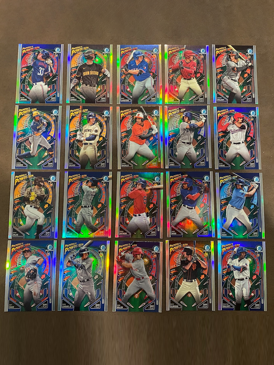 Prospect Power Up (20 Cards) - 2024 Bowman - Complete Set