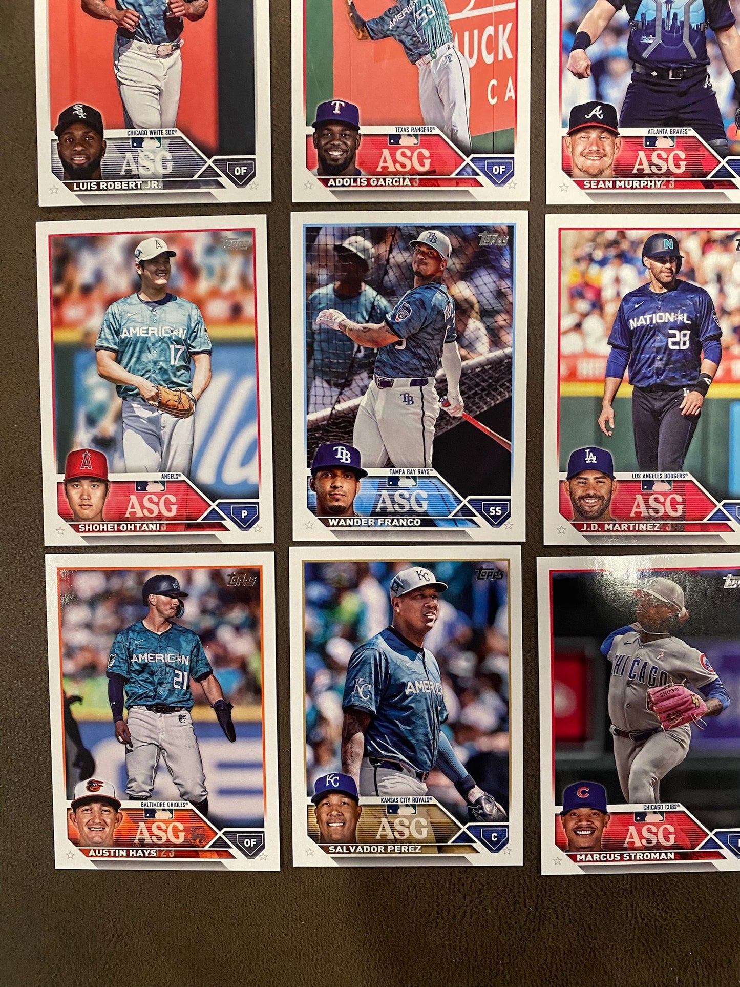 All Star Game Inserts (50 Cards) - 2023 Topps Update - Complete Set