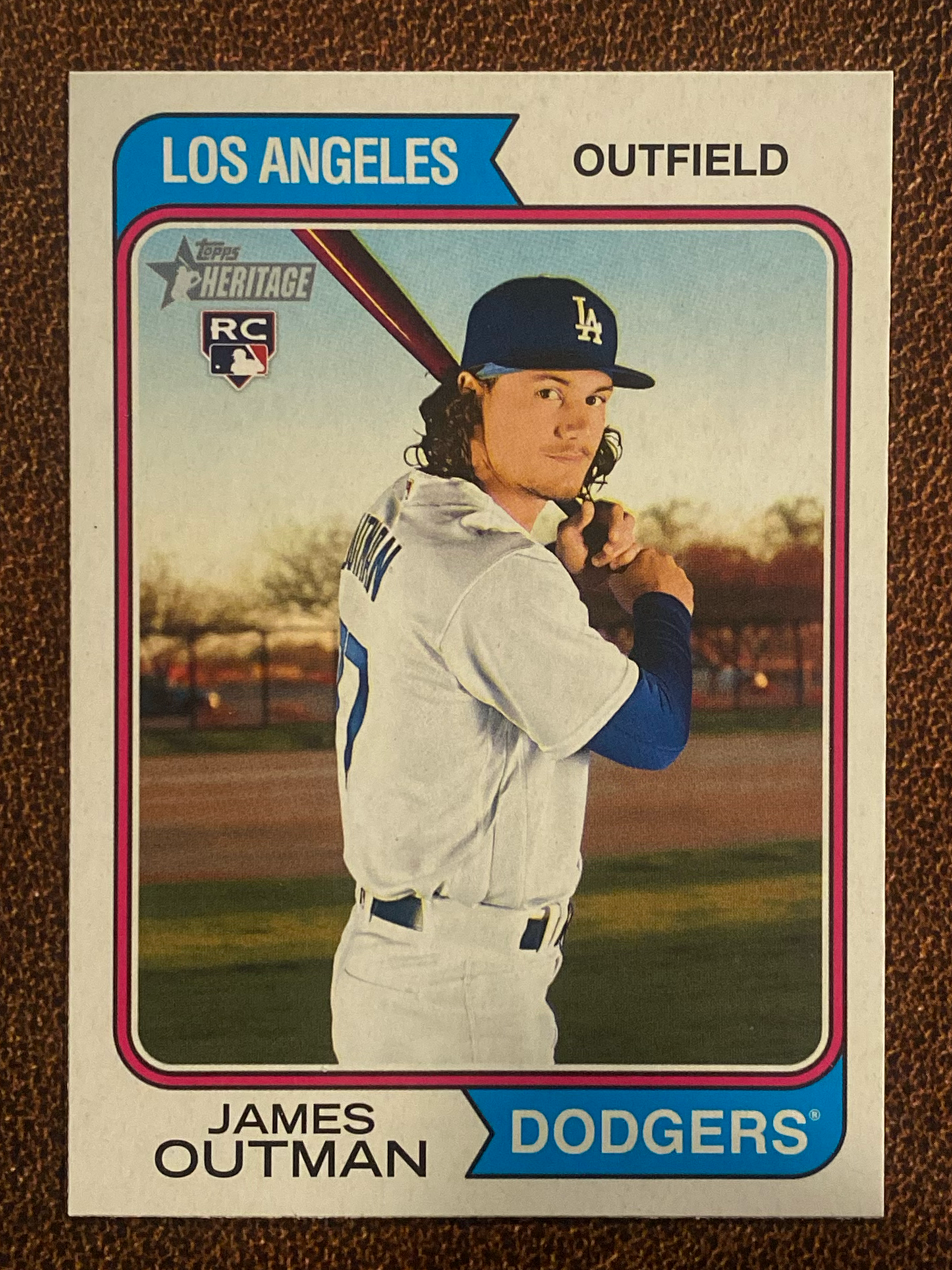 James Outman - 2023 Topps Heritage - Base Card - Dodgers