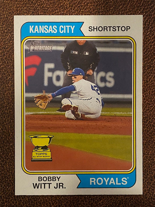 Bobby Witt Jr. - 2023 Topps Heritage - Base Card - Royals