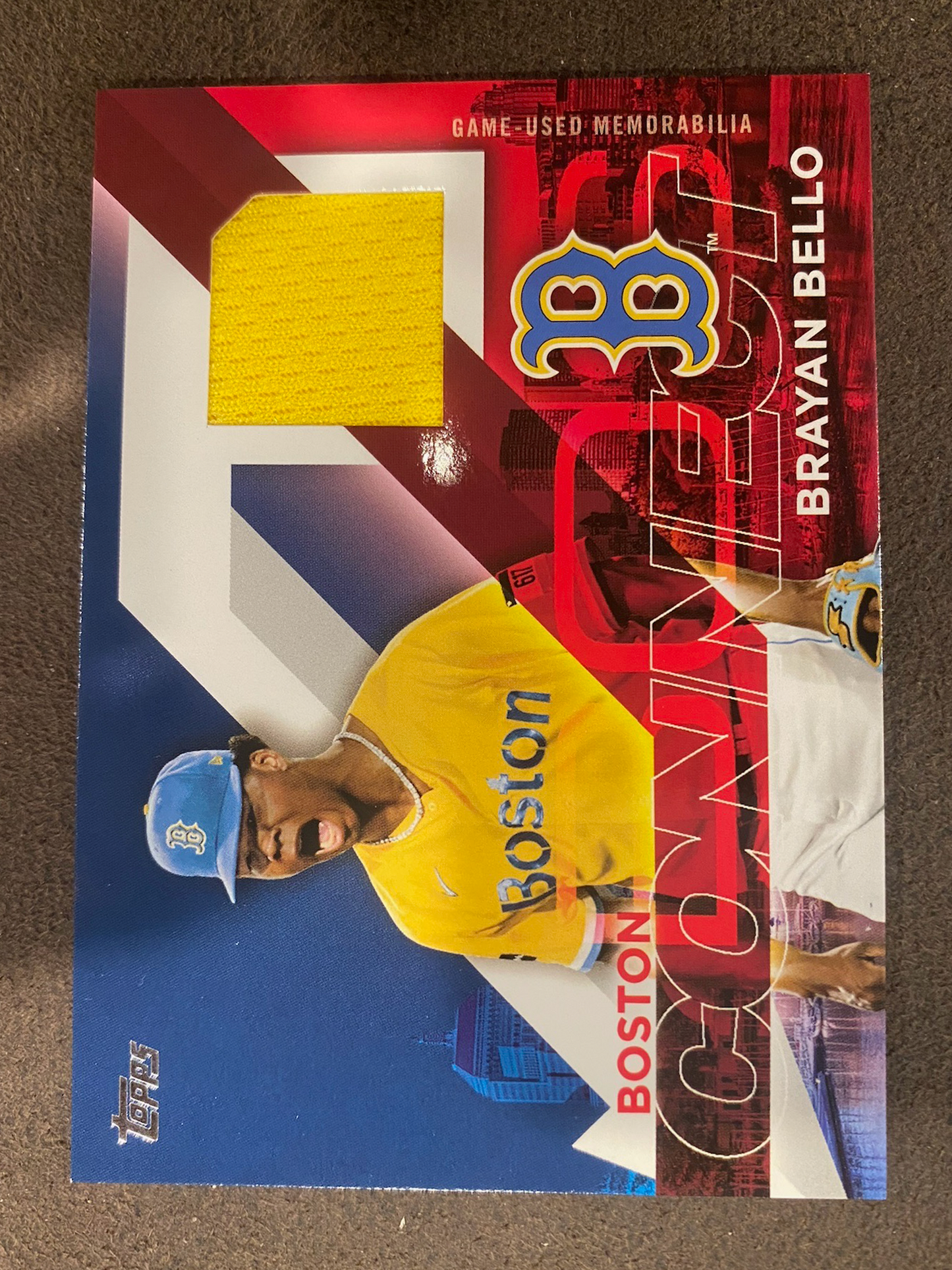 Brayan Bello - 2024 Topps Series 2 - City Connect Game Used Jeresey Relic - Red Sox