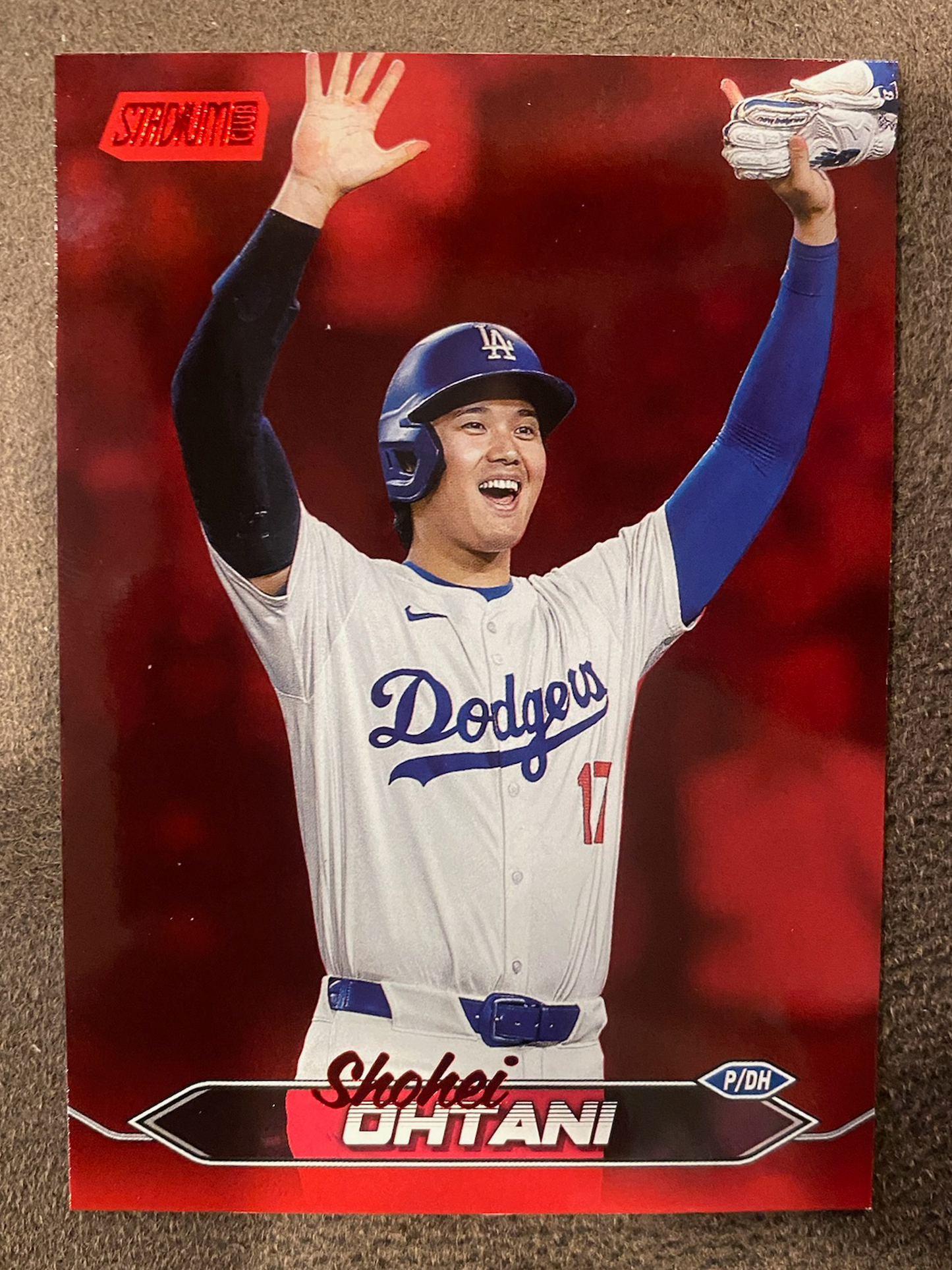 Shohei Ohtani - 2024 Topps Stadium Club - Red Foil - Dodgers