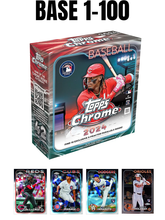 2024 Topps Chrome Base #1-100