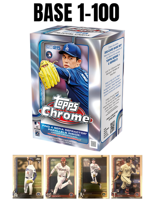 2025 Topps Chrome Base #1-100