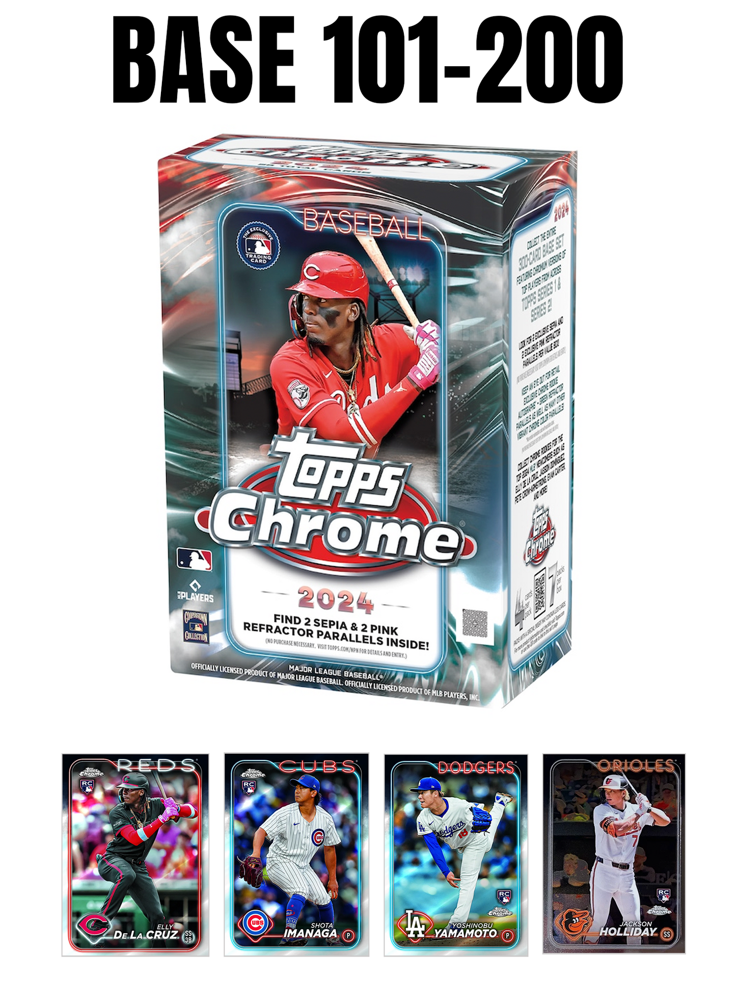 2024 Topps Chrome Base #101-200