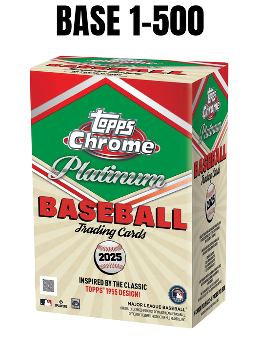 2025 Topps Chrome Platinum Base #1-500