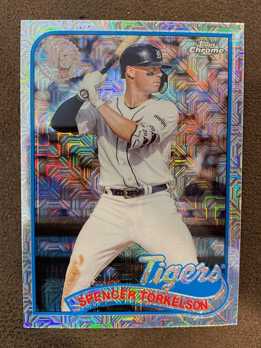 Spencer Torkelson. - 2024 Topps Series 2 - 1989 Chrome Silver Pack Mojo - Tigers