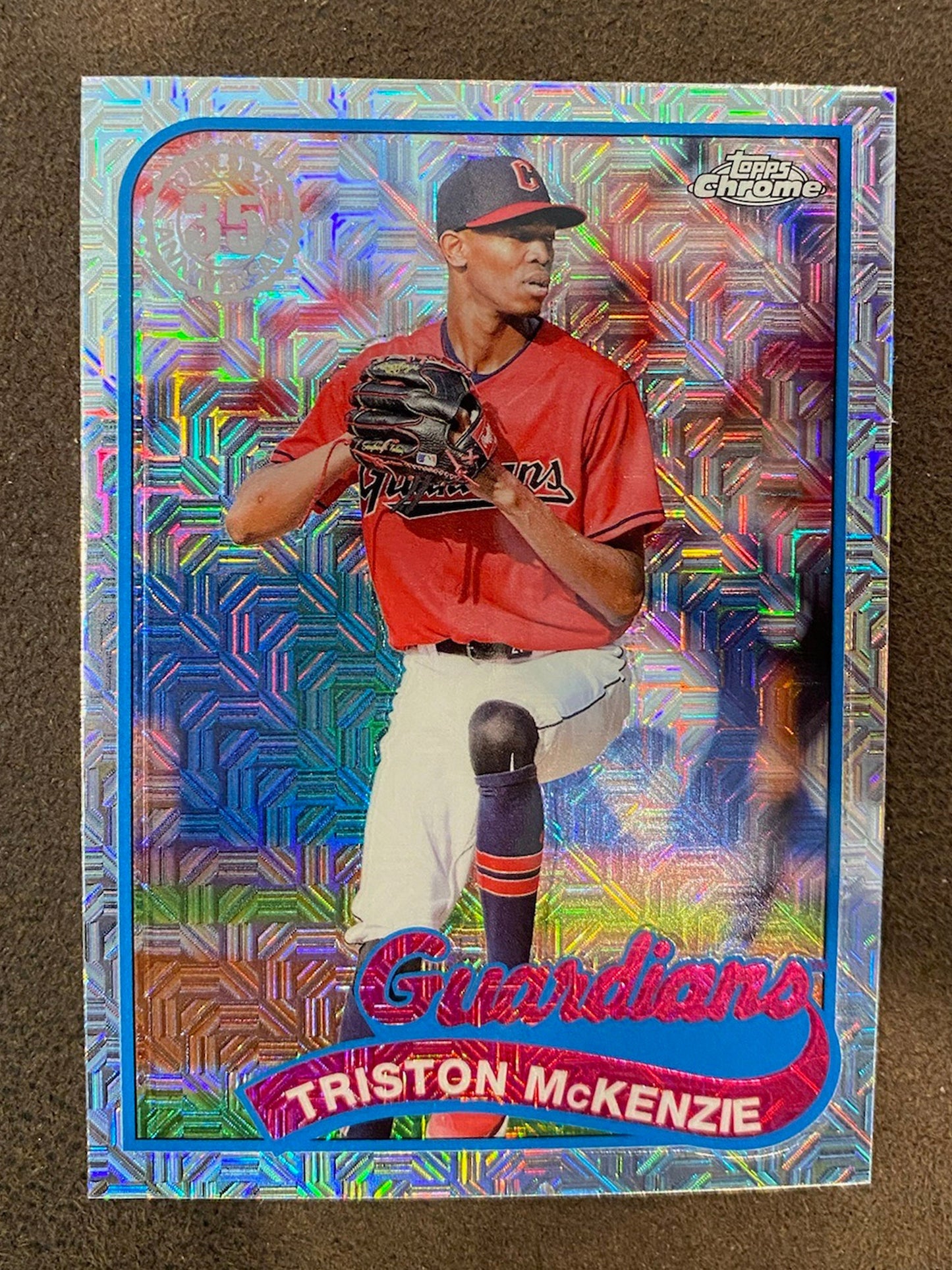 Triston McKenzie - 2024 Topps Series 2 - 1989 Chrome Silver Pack Mojo - Guardians