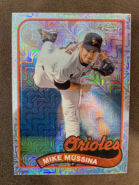 Mike Mussina - 2024 Topps Series 2 - 1989 Chrome Silver Pack Mojo - Orioles