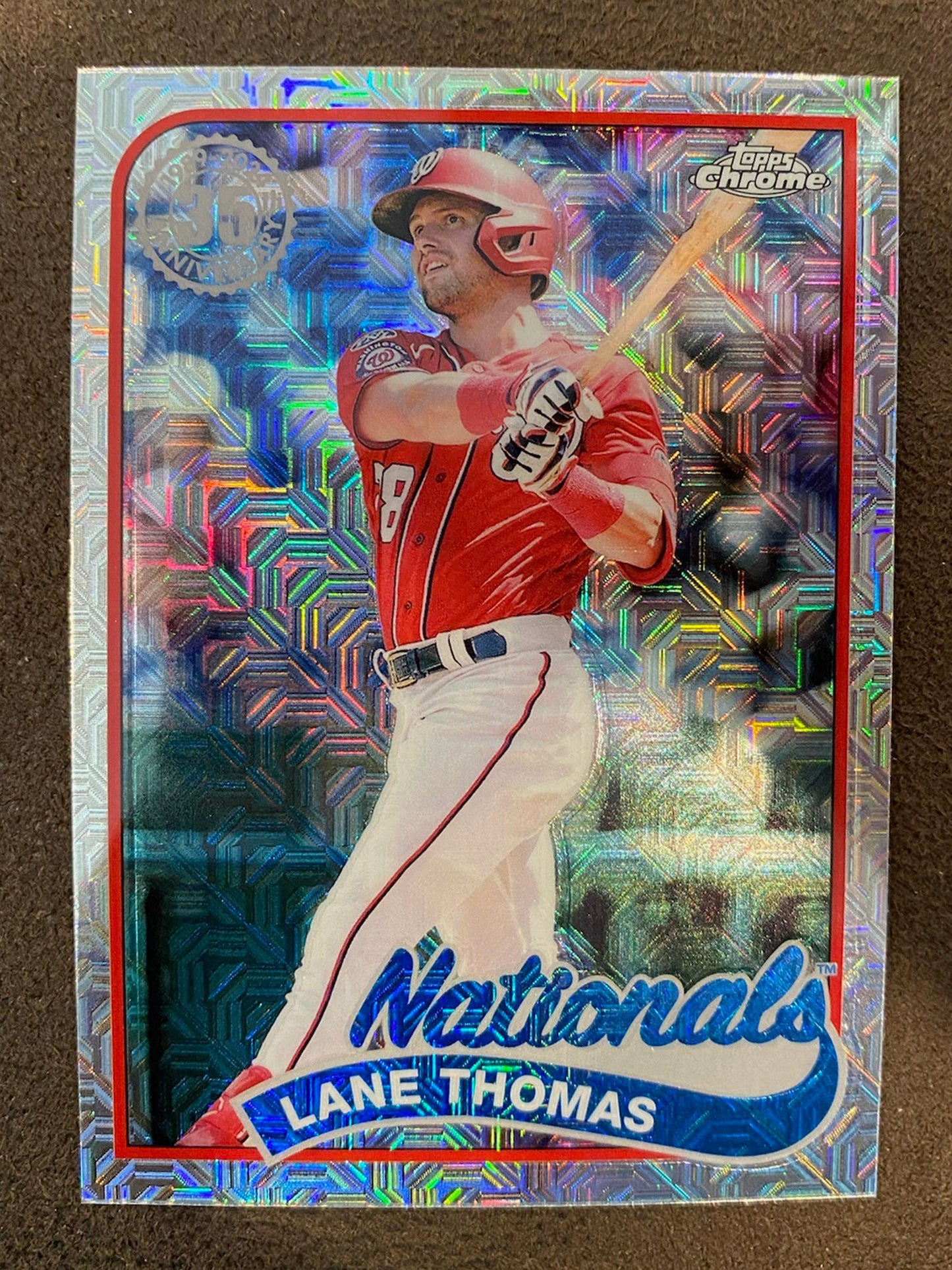 Lane Thomas - 2024 Topps Series 2 - 1989 Chrome Silver Pack Mojo - Nationals
