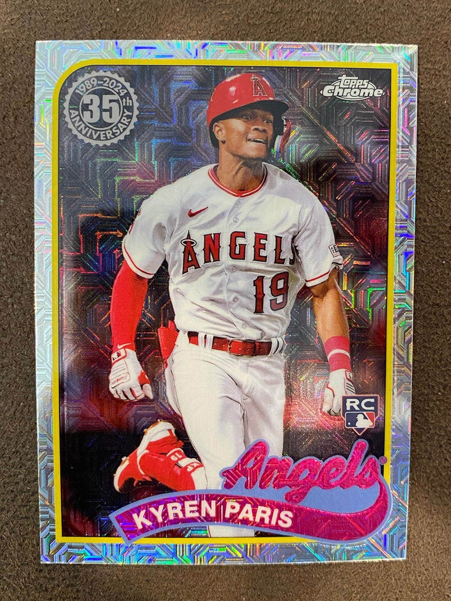 Kyren Paris - 2024 Topps Series 2 - 1989 Chrome Silver Pack Mojo - Angels