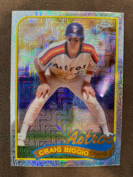Craig Biggio - 2024 Topps Series 2 - 1989 Chrome Silver Pack Mojo - Astros